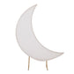 6.5ft White Spandex Crescent Moon Chiara Backdrop Stand Cover, Custom Stretch Fitted Wedding Arch Cover