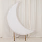 6.5ft White Spandex Crescent Moon Chiara Backdrop Stand Cover, Custom Stretch Fitted Wedding Arch Cover