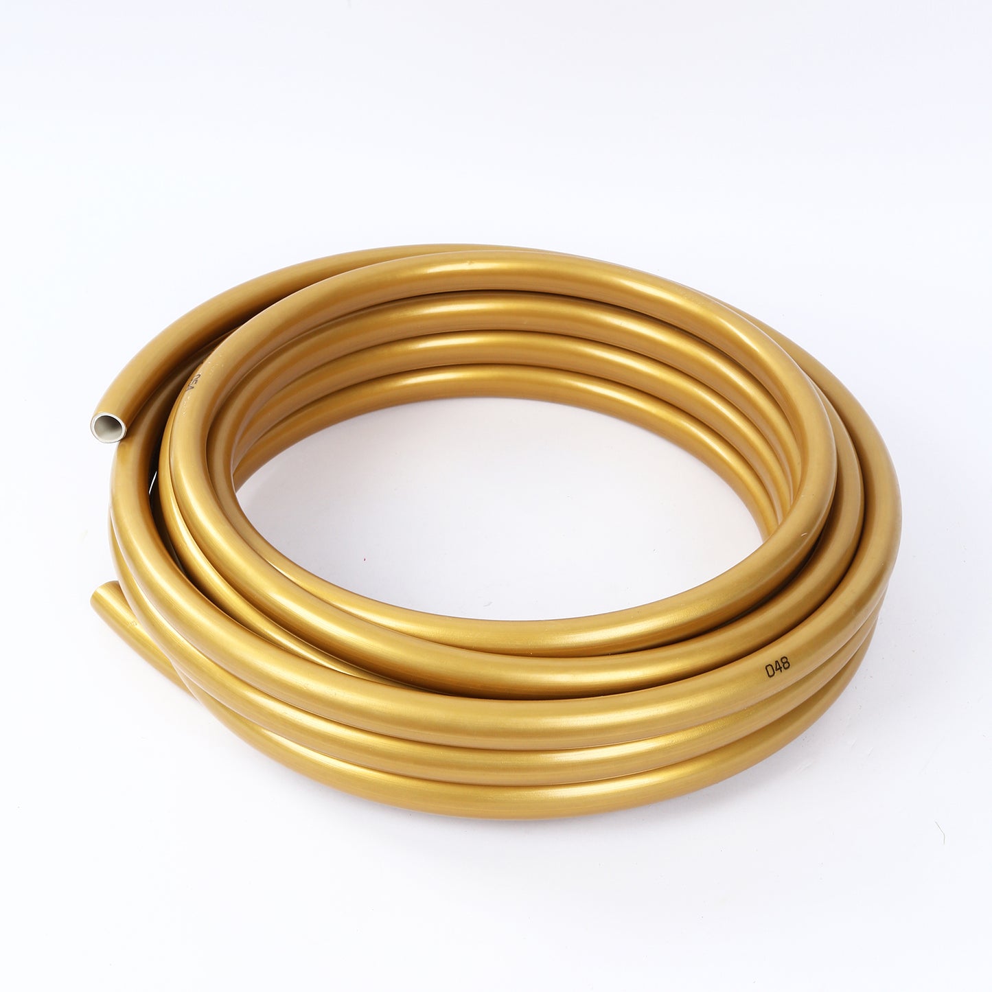Gold Flexible PVC Pipe 32ft with Cutter – Bendable Tubing for Artificial Flower Installations, Ballo