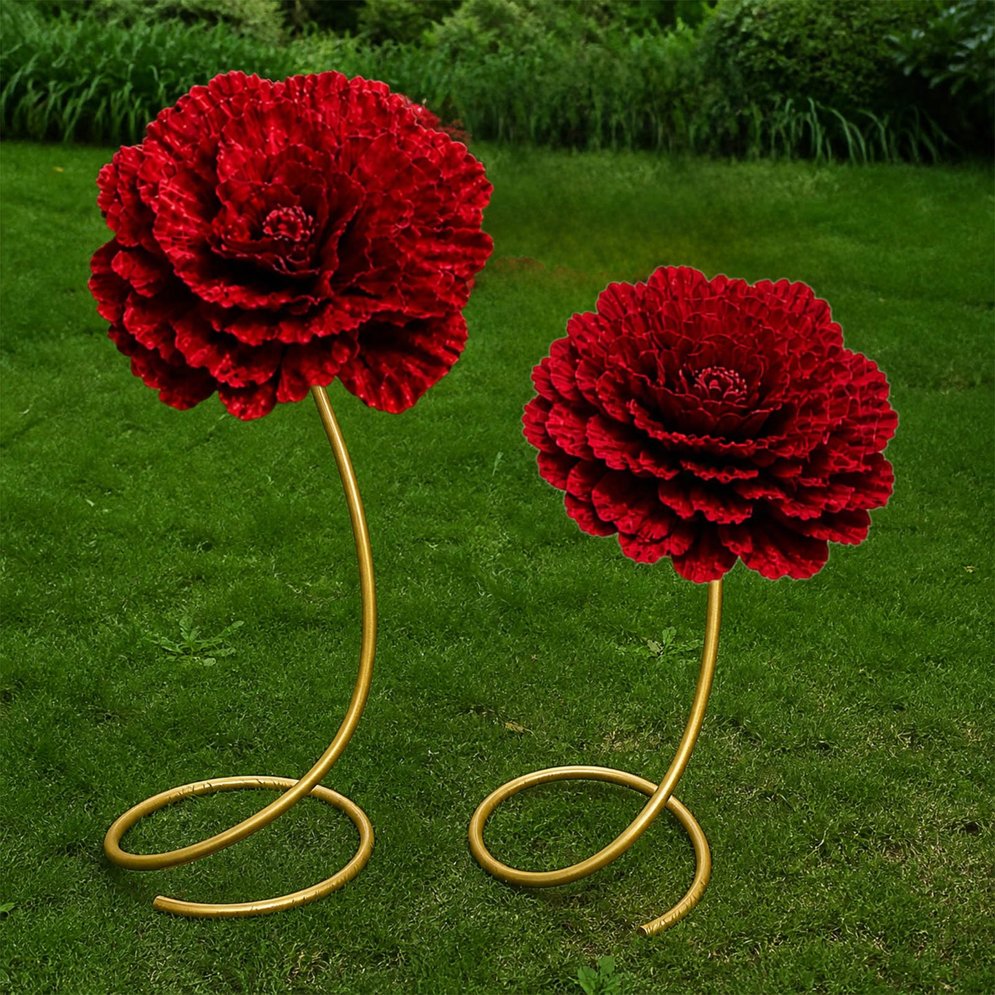 Gold Flexible PVC Pipe 32ft with Cutter – Bendable Tubing for Artificial Flower Installations, Ballo