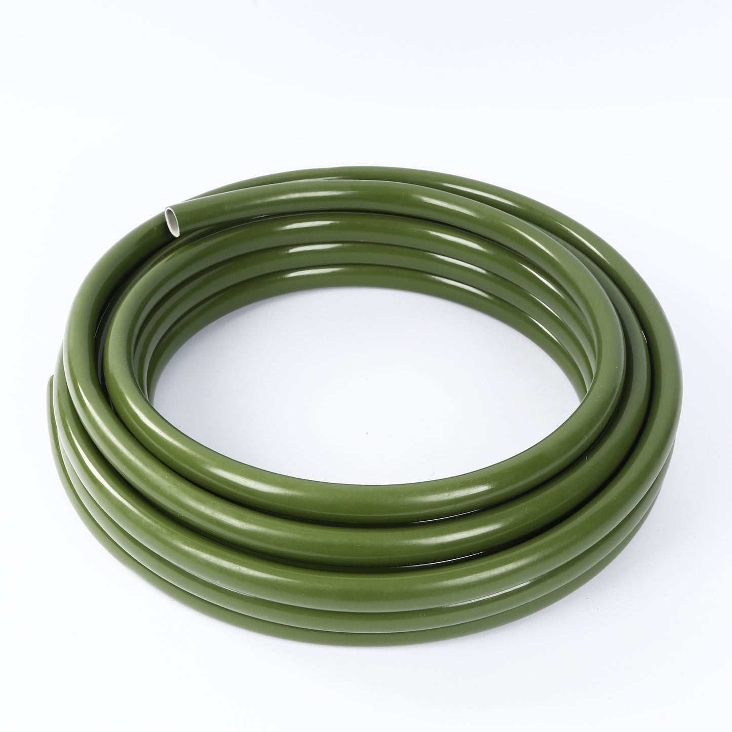 Green Flexible PVC Pipe 32ft with Cutter – Bendable Tubing for Artificial Flower Installations, Ball