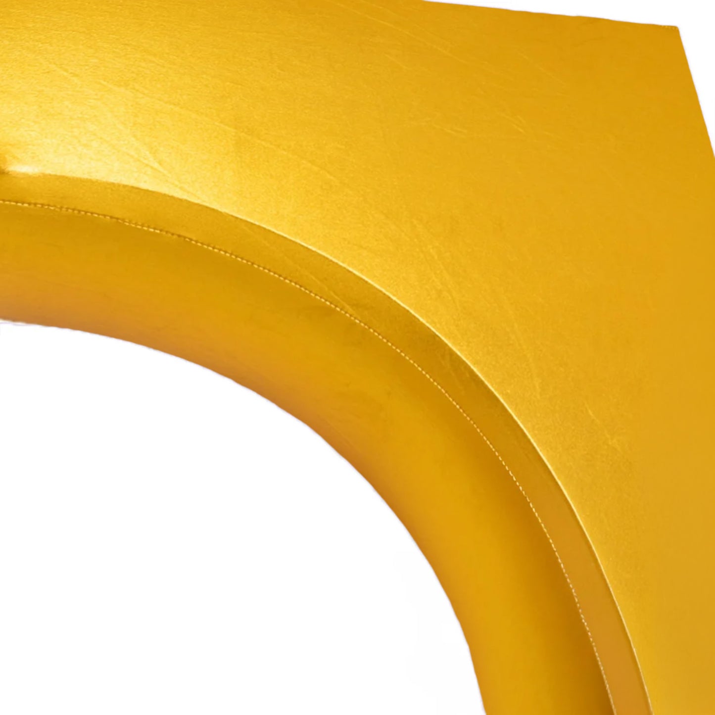 7ft Gold Metallic Spandex Backdrop Stand Cover for Arc de Triomphe Stand, Stretch Fitted Floral Ball