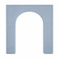 7ft Dusty Blue Spandex Backdrop Stand Cover for Arc de Triomphe Stand, Stretch Fitted Floral Balloon