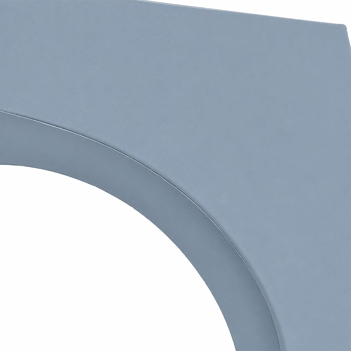 7ft Dusty Blue Spandex Backdrop Stand Cover for Arc de Triomphe Stand, Stretch Fitted Floral Balloon