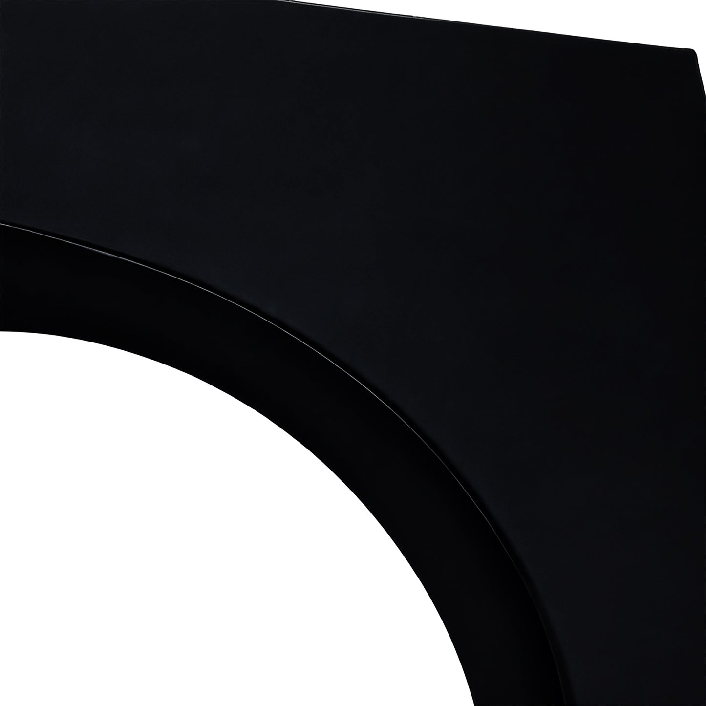 7ft Black Spandex Backdrop Stand Cover for Arc de Triomphe Stand, Stretch Fitted Floral Balloon Fram