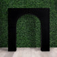 7ft Black Spandex Backdrop Stand Cover for Arc de Triomphe Stand, Stretch Fitted Floral Balloon Fram