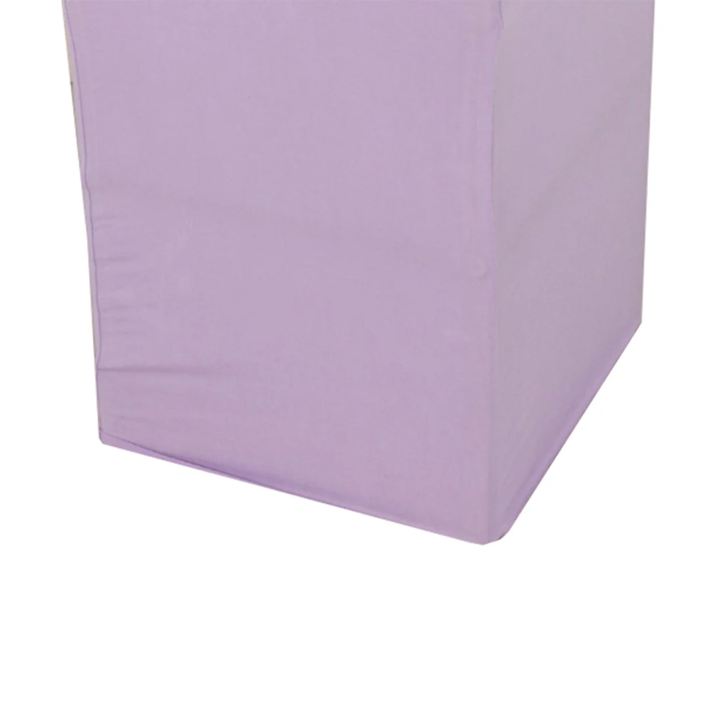 7ft Lavender Lilac Spandex Backdrop Stand Cover for Arc de Triomphe Stand, Stretch Fitted Floral Bal