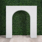 7ft White Spandex Backdrop Stand Cover for Arc de Triomphe Stand, Stretch Fitted Floral Balloon Fram