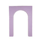 8ft Lavender Lilac Spandex Backdrop Stand Cover for Arc de Triomphe Stand, Stretch Fitted Floral Balloon Frame Wedding Arch Cover
