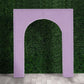 8ft Lavender Lilac Spandex Backdrop Stand Cover for Arc de Triomphe Stand, Stretch Fitted Floral Bal