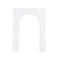 8ft White Spandex Backdrop Stand Cover for Arc de Triomphe Stand, Stretch Fitted Floral Balloon Frame Wedding Arch Cover