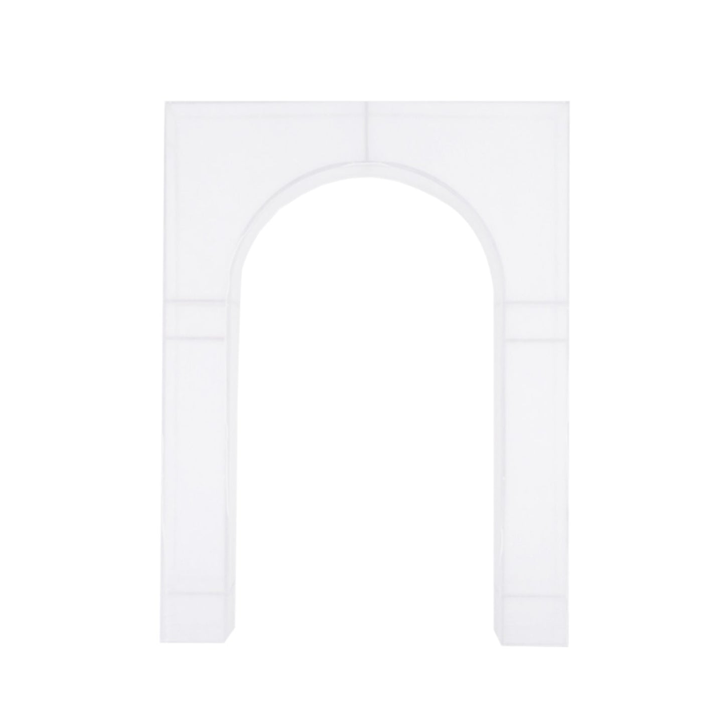 8ft White Spandex Backdrop Stand Cover for Arc de Triomphe Stand, Stretch Fitted Floral Balloon Frame Wedding Arch Cover