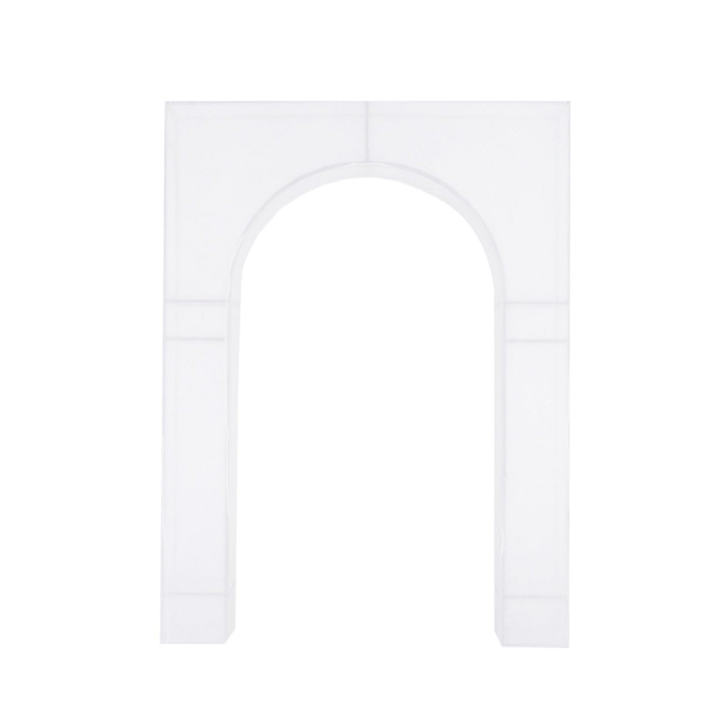 8ft White Spandex Backdrop Stand Cover for Arc de Triomphe Stand, Stretch Fitted Floral Balloon Frame Wedding Arch Cover