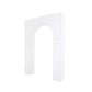 8ft White Spandex Backdrop Stand Cover for Arc de Triomphe Stand, Stretch Fitted Floral Balloon Frame Wedding Arch Cover