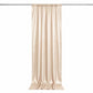5ft x 10ft Satin Backdrop Curtain, Beige Event Drape Divider Panel – Photo Booth