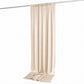 5ft x 10ft Satin Backdrop Curtain, Beige Event Drape Divider Panel – Photo Booth