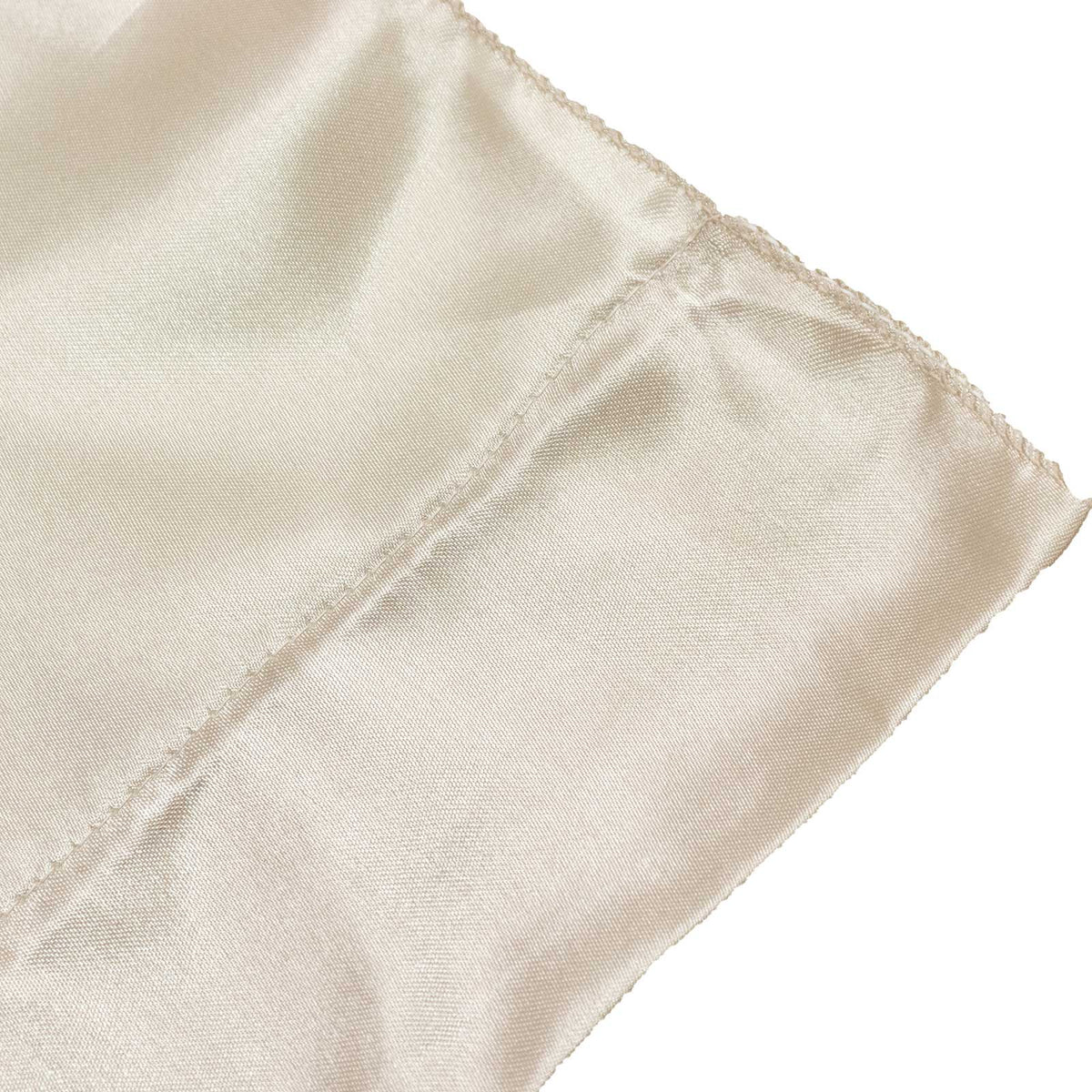 5ft x 10ft Satin Backdrop Curtain, Beige Event Drape Divider Panel – Photo Booth