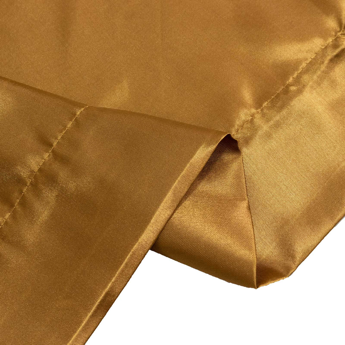 5ft x 10ft Satin Backdrop Curtain, Gold Event Drape Divider Panel – Photo Booth