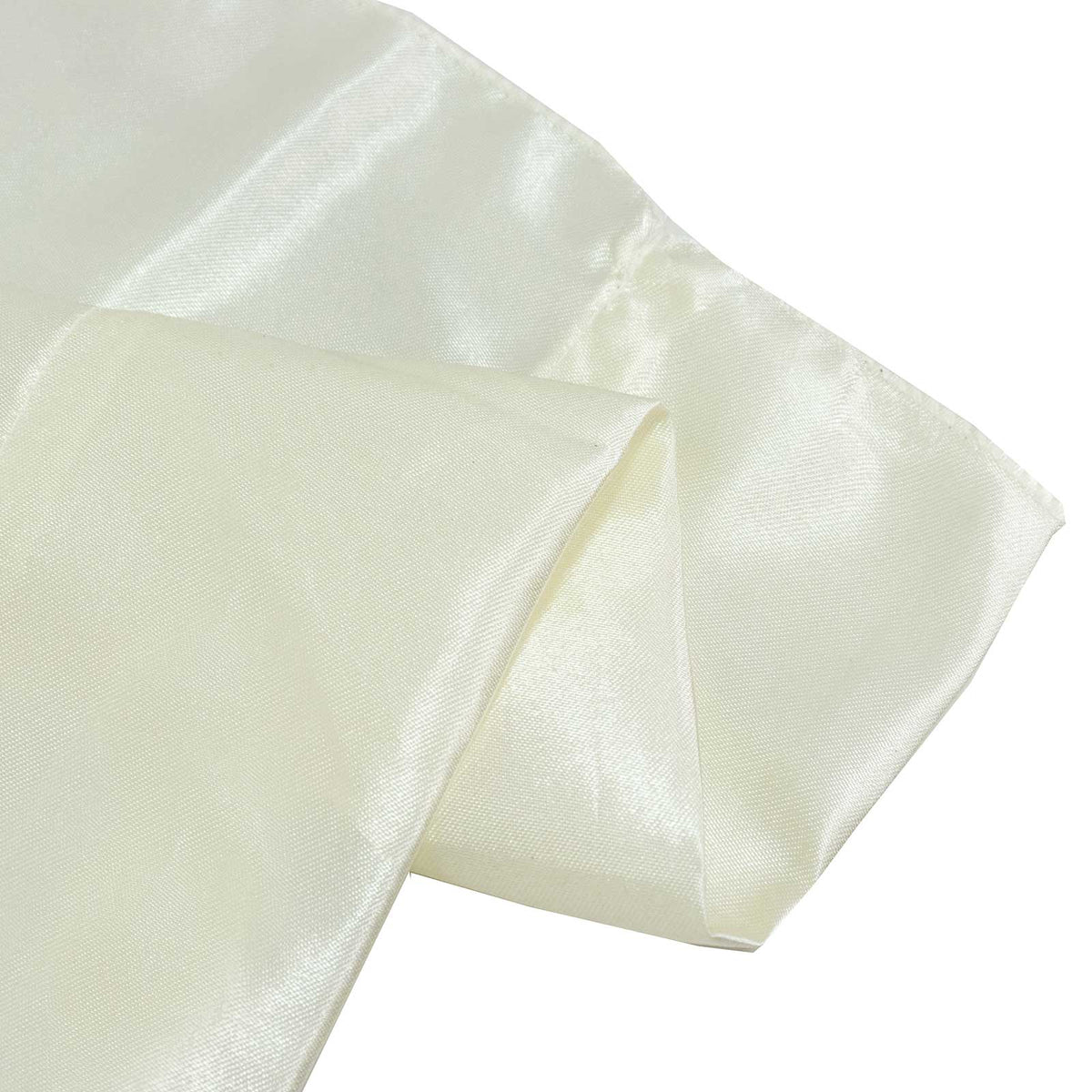 5ft x 10ft Satin Backdrop Curtain, Ivory Event Drape Divider Panel – Photo Booth