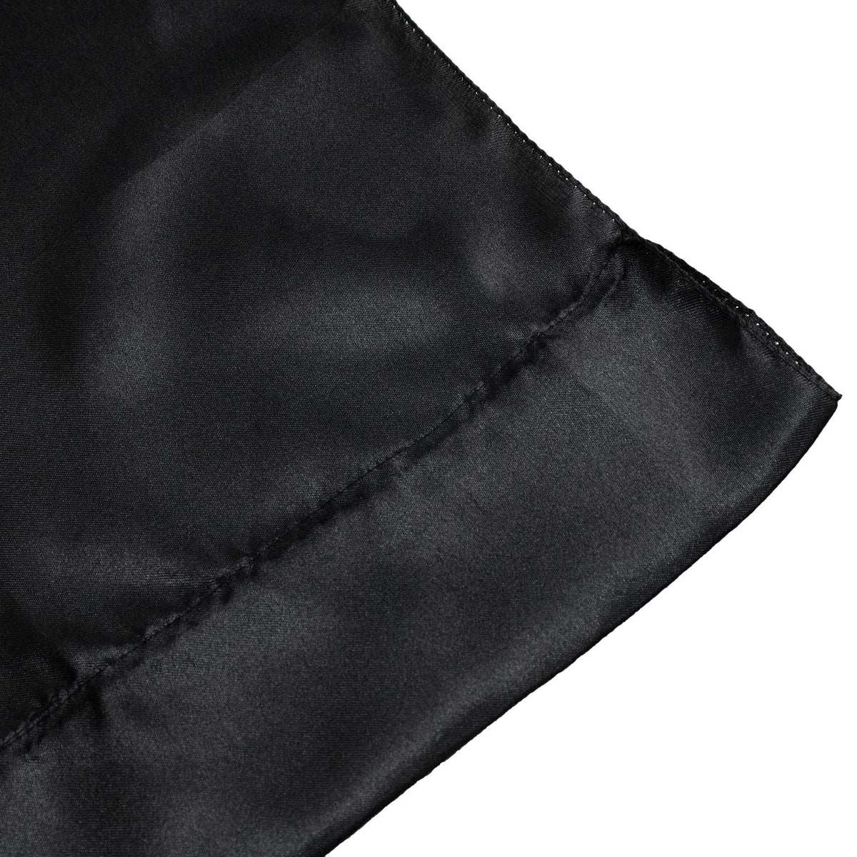 5ft x 12ft Satin Backdrop Curtain, Black Event Drape Panel – Photo Booth