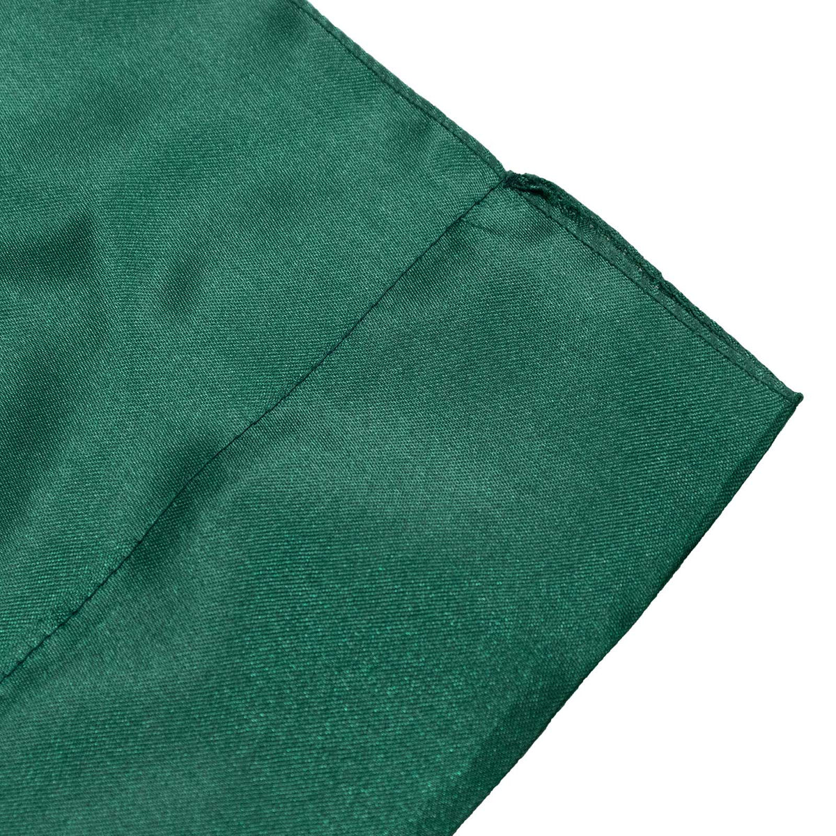 5ft x 12ft Satin Backdrop Curtain, Hunter Emerald Green Event Drape Panel – Photo Booth