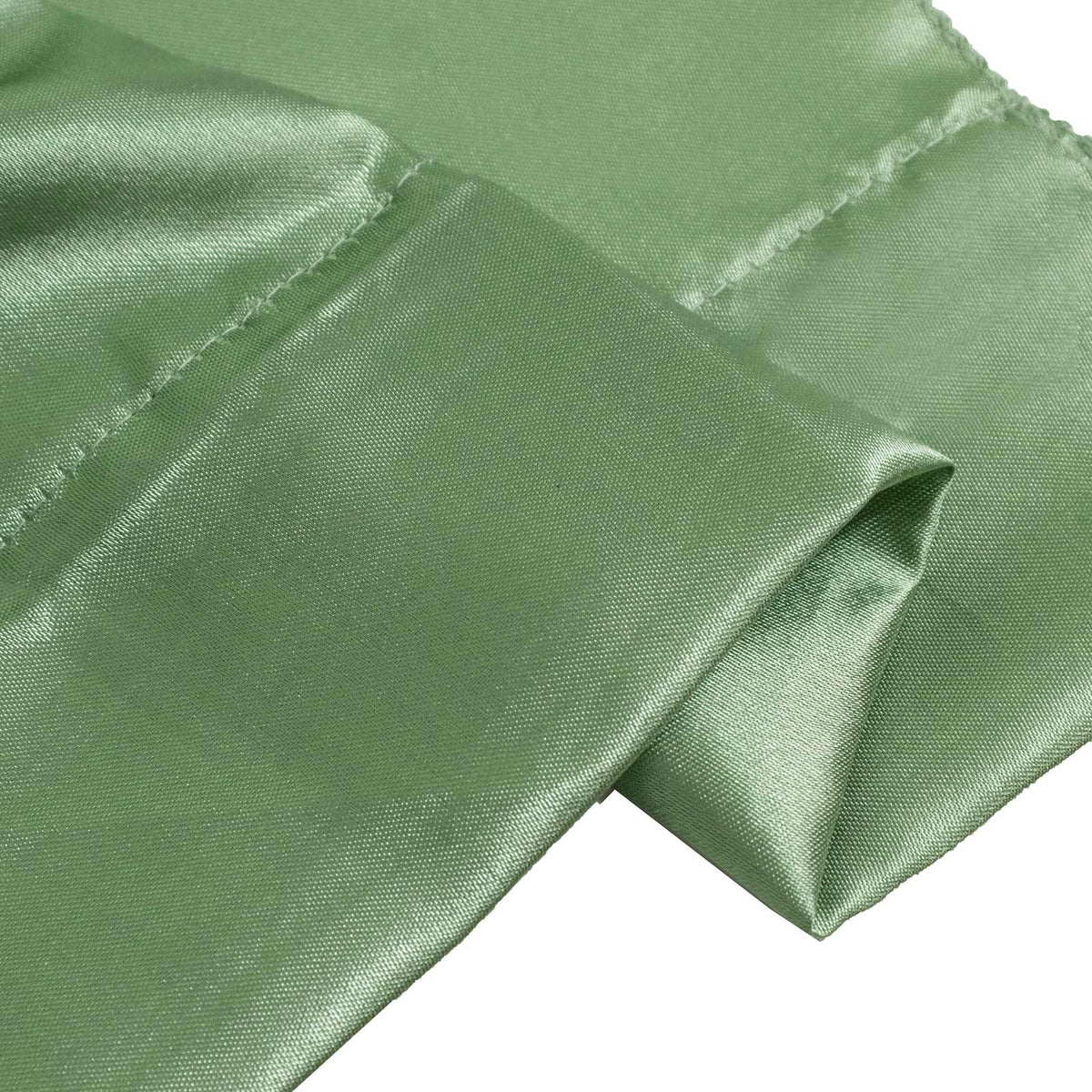 5ft x 12ft Satin Backdrop Curtain, Sage Green Event Drape Panel – Photo Booth