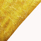 Gold metallic fringe drapery panel backdrop curtain.