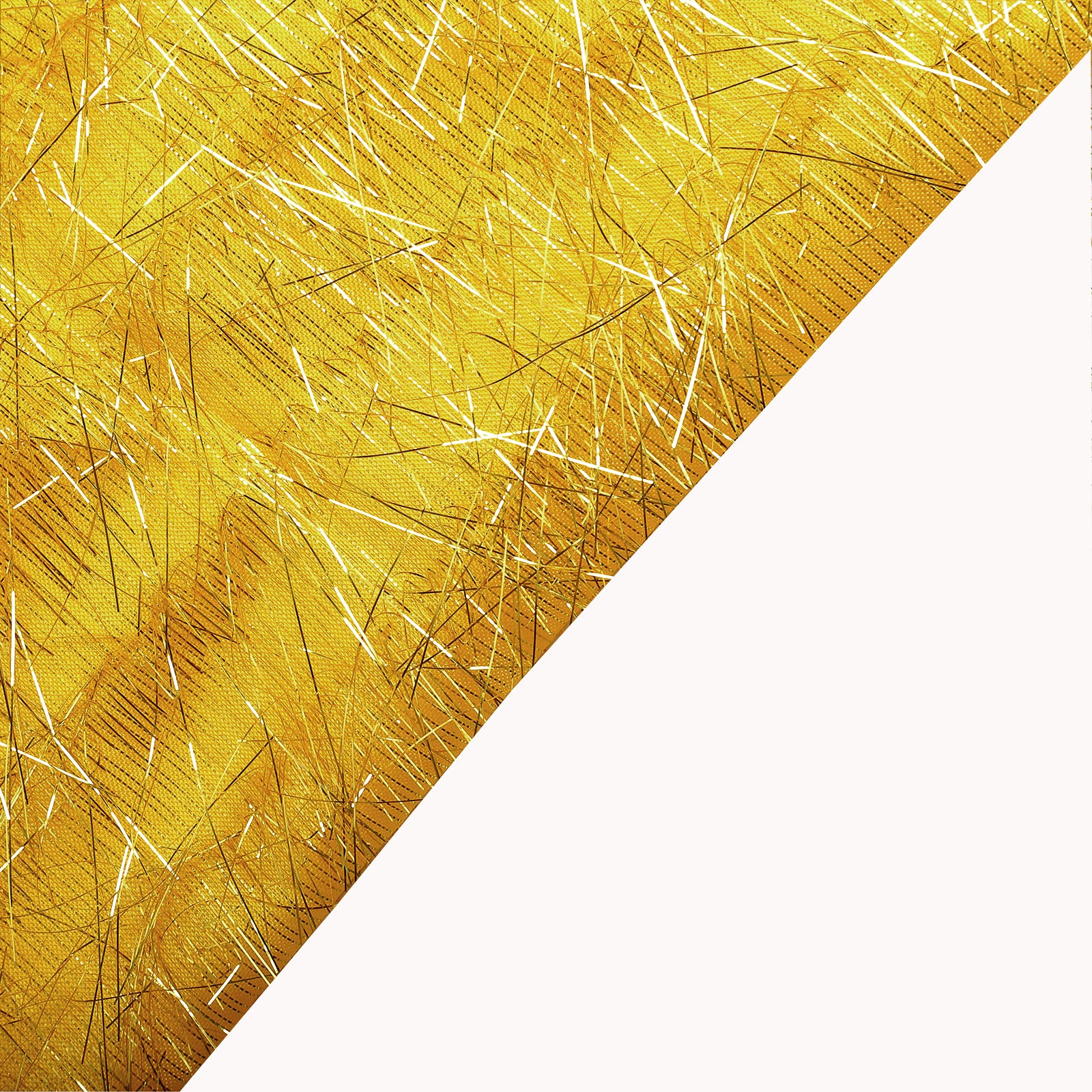 Gold metallic fringe drapery panel backdrop curtain.