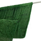 5ftx10ft Green Fringe Shag Polyester Wedding Drapery Panel, Minky Fabric Photo Backdrop Curtain