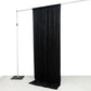 Black Crushed Velvet Backdrop Curtain – 5ft x 10ft Event Drape with Rod Pocket, Privacy Panel for Photo Booths & Events