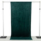 Hunter Emerald Green Crushed Velvet Backdrop Curtain – 5ft x 10ft Event Drape with Rod Pocket, Privacy Panel for Photo Booths & Events