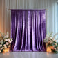 Purple Crushed Velvet Backdrop Curtain – 5ft x 10ft Event Drape with Rod Pocket, Privacy Panel for Photo Booths & Events