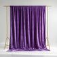 Purple Crushed Velvet Backdrop Curtain – 5ft x 10ft Event Drape with Rod Pocket, Privacy Panel for Photo Booths & Events