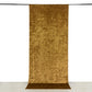 Gold Crushed Velvet Backdrop Curtain – 5ft x 12ft Event Drape with Rod Pocket, Privacy Panel for Photo Booths & Events
