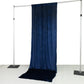 Navy Blue Crushed Velvet Backdrop Curtain – 5ft x 12ft Event Drape with Rod Pocket, Privacy Panel for Photo Booths & Events