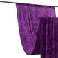Purple Crushed Velvet Backdrop Curtain – 5ft x 12ft Event Drape with Rod Pocket, Privacy Panel for Photo Booths & Events