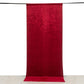 Red Crushed Velvet Backdrop Curtain – 5ft x 12ft Event Drape with Rod Pocket, Privacy Panel for Photo Booths & Events