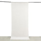 White Crushed Velvet Backdrop Curtain – 5ft x 12ft Event Drape with Rod Pocket, Privacy Panel for Photo Booths & Events