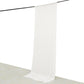 White Crushed Velvet Backdrop Curtain – 5ft x 12ft Event Drape with Rod Pocket, Privacy Panel for Photo Booths & Events