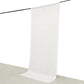 White Crushed Velvet Backdrop Curtain – 5ft x 12ft Event Drape with Rod Pocket, Privacy Panel for Photo Booths & Events