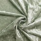 Sage Green Crushed Velvet Backdrop Curtain – 5ft x 14ft Event Drape with Rod Pocket, Privacy Panel f