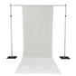 White Crushed Velvet Backdrop Curtain – 5ft x 14ft Event Drape with Rod Pocket, Privacy Panel for Photo Booths & Events