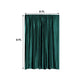 Hunter Emerald Green Crushed Velvet Backdrop Curtain – 8ft x 8ft Event Drape with Rod Pocket, Privacy Panel for Photo Booths & Events