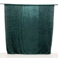 Hunter Emerald Green Crushed Velvet Backdrop Curtain – 8ft x 8ft Event Drape with Rod Pocket, Privacy Panel for Photo Booths & Events