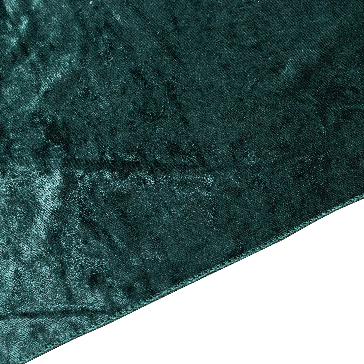 Hunter Emerald Green Crushed Velvet Backdrop Curtain – 8ft x 8ft Event Drape with Rod Pocket, Privacy Panel for Photo Booths & Events