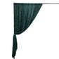 Hunter Emerald Green Crushed Velvet Backdrop Curtain – 8ft x 8ft Event Drape with Rod Pocket, Privacy Panel for Photo Booths & Events