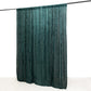 Hunter Emerald Green Crushed Velvet Backdrop Curtain – 8ft x 8ft Event Drape with Rod Pocket, Privacy Panel for Photo Booths & Events