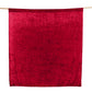 Burgundy Crushed Velvet Backdrop Curtain – 8ft x 8ft Event Drape with Rod Pocket, Privacy Panel for Photo Booths & Events