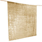 Champagne Crushed Velvet Backdrop Curtain – 8ft x 8ft Event Drape with Rod Pocket, Privacy Panel for Photo Booths & Events