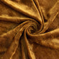 Gold Crushed Velvet Backdrop Curtain – 8ft x 8ft Event Drape with Rod Pocket, Privacy Panel for Photo Booths & Events